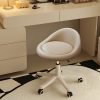 product-fancy-e022c45b-9299-4dae-8aef-883318f5567e Adjustable Rolling Stool with Backrest, 360° Swivel Salon Chair with Wheels, Vanity Stool for Spa, Tattoo, Massage, Office, And Makeup Height Adjustable And Comfortable