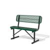 Sturdy Outdoor Metal Park ing, Offered in 4/6/8 Feet, Outdoor with Back Support And Portable Structure, Commercial ing for Shopping Centers, Retail Stores, Parks, And Patios