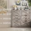 product-fancy-e0af8090-ea03-4145-b5ba-0839cd31c238 Washed Gray Shoe Storage Cabinet with 6 Flip Drawers | Narrow Freestanding Shoe Cabinet and Shoe Storage Organizer with Metal Handles for Entryway, Large Shoe Rack Organizer, Modern Farmhouse Style, Ideal for Shoe Racks, Made of Particle Board