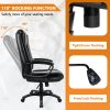 product-fancy-e0d3c5d5-5b1f-47f5-b200-345df3ae61d3 Home Office Desk Chair, 400LBS Big And Tall Computer Executive Chair, Ergonomic PU Leather Chairs with High Back Cushion, Adjustable Armrest &Lumbar Back Support, for Long Time Sitting