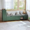 product-fancy-e14ac8ae-3d1a-4a23-8e75-f50b8201f267 Shoe Organizer Cabinet, Entryway Bench With Adjustable Shelves And Cushioned Seat, Unique L-Shaped Bench Cabinet For Entryway