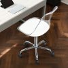 product-fancy-e1ec83d9-ff33-476a-af66-d090b321c697 Transparent Acrylic Office Chair, Contemporary Acrylic Chairs for Home Use with Wheels, Armless Swivel Vanity Rolling Chair Suitable for Office And Home
