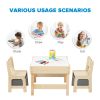 product-fancy-e222d3e6-13dd-4752-80c2-ef1100d1e125 3-In-1 Table And Chair Set, Kids Table And Chairs Ages 3-7 with Versatile Tabletop And Storage Drawer, Kids Sensory Table for Home, Nursery And Playroom. Premium Gift for Boys And Girls