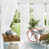 product-fancy-e2368ea2-af00-4e55-935d-5f9231d248c8 Single-piece Outdoor Transparent Knitted Polyester Mosquito Net with Rod Pocket — Breathable Anti-mosquito Mesh, Suitable for Gazebos, Terraces, Gardens, and Pavilions — Design and Installation