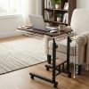 product-fancy-e23a5180-d754-40c8-bc13-aaa74d435bc9 Adjustable Rolling Bedside Table with Wheels | C-Shaped Laptop Desk for Bed And Sofa, Small Mobile Overbed Table with Storage Shelves, Height Adjustable Nightstand for Home, Office And Living Room