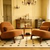 product-fancy-e24995c2-2185-4aaa-84ec-c5d4110be125 Cute Accent Chair with Solid Wood Legs, Velvet Living Room Chair with Soft Cushion, Cozy Bedroom Chair, Comfy Armless Reading Chair for Apartment, Waiting Room, Balcony
