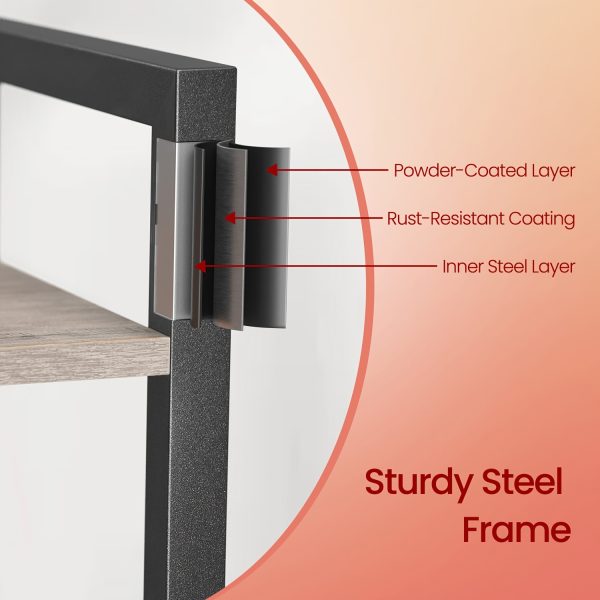 product-fancy-e3dc80ce-adba-45a3-a0bd-f422056f1907 Industrial 6-Tier Heavy-Duty Steel Bookcase Shelf - Tall Narrow Vertical Storage Unit with Adjustable Shelves, Freestanding Space-Saving Bookshelf Suitable for Home Office,, Bedroom - Assembly, Modern Industrial