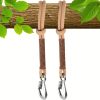 product-fancy-e48bf44f-bd4b-47c5-b403-0b22cc666d5f 2pcs 23.62inch Hammock Hanging Ropes with Locking Carabiners, for Hanging Installation, Hammock Swing Hanging Ropes, Adjustable Ropes, Suitable for Swings and Hammocks