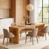 product-fancy-e4991cff-9679-4c91-9bd8-03485aefcaab Modern 78-Inch Wooden Dining Table - Natural Wood Finish, Minimalist Design - Large Rectangular Kitchen or Dining Room Table for 6-8 - Sturdy Base with Space-Saving Legs - Perfect for Home Entertaining and Everyday Use - Kitchen Table