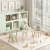 product-fancy-e4f460ad-fad6-4d15-85f5-07067a454812 Kids Table and Chair Set with 2 Sloth Chairs - Toddler Activity Table & Sage Green Chairs Suitable for Playroom,, Classroom, Assembly, Cute Animal Design for Room Furniture, Study Table for