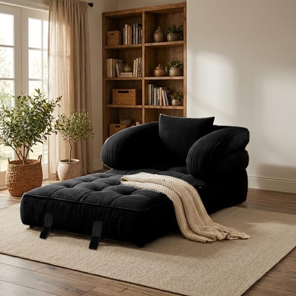 product-fancy-e523c7b0-2fb8-445e-b30e-fb3cd6f63649 Modern Minimalist Folding Sofa Bed, Convertible Sleeper Chair for Adults, Folding Sofa Bed Couch with Pillow, Sleeper Chairs Single Size Floor Mattress