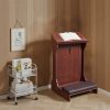 product-fancy-e688cfcf-ebd8-46c3-8b03-69803da99ca2 Traditional Wooden Kneeling Prayer Stool with Padded Bench And Bible Stand-36-Inch Church-Style Prayer Station, Suitable for Homes, Small Chapels, And Religious Worship. Prayer Stool Kneeling Pad, for Home Wooden Kneeling Pad, Church Kneeling Stool