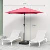 product-fancy-e7601745-307e-4e8f-960f-a715ff67705b 9ft Patio Umbrella, Outdoor Pool Umbrella, 9ft Camping Umbrella, Waterproof Table Umbrella