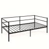 product-fancy-e77591a8-9c8d-4a99-81fd-23fc84ab921d Dual-Use Twin Metal Daybed Frame - Space-Saving Sofa Bed for Living Room & Bedroom