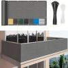product-fancy-e7dc9539-192d-4ec7-9d8d-00053ecbf649 3*16ft, Balcony Privacy Screen Fence Cover Net, Fencing Mesh Shade Net, Windproof Sun Shade, Outdoor Protection Fencing Net, Balcony Mesh Net for Patio, Fence, Backyard, Porch(Black Brown Green Gray Sand White Blue)