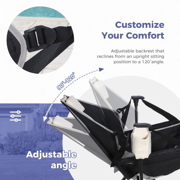 product-fancy-e7e171b8-cfa4-469f-9360-0ed25540fde5 2 Rocking Camping Chairs with Cup Holders, Hammock Chair, Folding Rocking Chair, Outdoor Lounge Chair, Portable Fishing Chair, Patio Leisure Chair, Heavy Duty Folding Chair Suitable for Patio, Outdoor, Camping, Travel