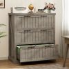 product-fancy-e82ec53a-784f-4be8-aa1b-8f6f2e7f073c 3 Drawer File Cabinet for Letter/Legal/A4 Size, Farmhouse Filing Cabinet, Lateral File Cabinet with Printer Stand for Home Office