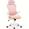 product-fancy-e8502274-f86d-4993-a4c8-c999bd9b502f Ergonomic Office Desk Computer Chair - High Back Comfy Swivel - Home Gaming Mesh Chairs With Wheels - 144° Tilt For Study - Adjustable Headrest - Comfortable Lumbar Support - Flip-up Arms