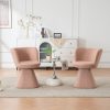 product-fancy-e8c840a6-62cf-4aba-9548-db821bd2c6ce Swivel Accent Chair, Modern 360° Barrel Chair with Curved Backrest, Round Vanity Armchairs for Bedroom, Living Room, Reading Room