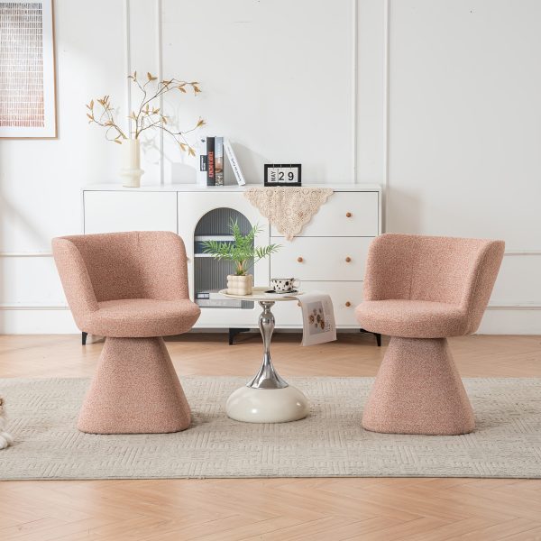 product-fancy-e8c840a6-62cf-4aba-9548-db821bd2c6ce Swivel Accent Chair, Modern 360° Barrel Chair with Curved Backrest, Round Vanity Armchairs for Bedroom, Living Room, Reading Room