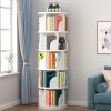 product-fancy-e92b99d5-97f4-4f1d-9ce2-f8196d1a12b9 360° Rotating Wooden Book Tower, Spinning Bookshelf with 4/5 Tiers for Office, Living Room, And Room