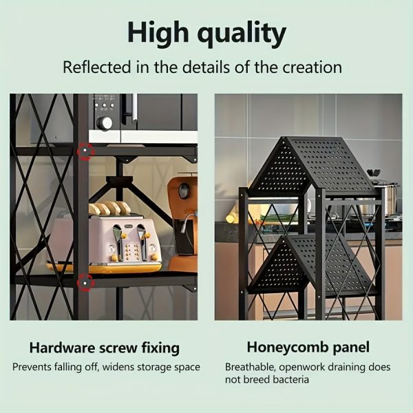 product-fancy-eb5177b5-1d77-468a-b381-5e2f2287b0e0 Office Bookshelf Shelving Unit, 3/4/5-Tier Unassembled Storage Rack, Equipped with Wheeled Multi-Layer Storage Shelves, Portable Floor-Standing Versatile Miscellaneous Storage Rack