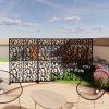 product-fancy-eb7318b2-64f0-4f19-bc2c-7c87748eea93 Black Bird-Shaped Metal Privacy Screens Measuring 3.8 Feet Wide by 6 Feet High, Suitable for Both Indoor And Outdoor Use, Serve As a Decorative Divider for Balconies, Patios, And Gardens