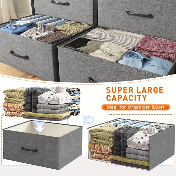 product-fancy-eba0fb71-7f0a-4366-8301-b12981c87588 Dresser, Dresser for Bedroom with 11 Drawers, Long Dresser TV Stand with Shelves, Wide Dressers & Chests of Drawers, Large Dresser for Bedroom Dresser with Sturdy Metal Frame & Wood Top, Grey