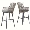 product-fancy-ebcd4f4b-c314-424d-9e6a-39454ca1c6b2 Set of 2 Modern Metal Bar Stools for Outdoor Use, Ideal for Poolside, Garden, Or Deck