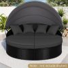 product-fancy-ec67da45-3b65-4f42-81e8-51683bfa78d8 Replacement Sun Bed Cushion, Outdoor Round Daybed Cushion with Weather Resistant And Fade-Resistant Cover, Patio Furniture Seat