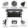 product-fancy-ed2bbe57-bac4-42b8-812b-660057c8d699 Lightweight Aluminum Folding Camping Table Portable Roll-Up Design for Outdoor, Camping, Beach, BBQ, Patio, And Picnic, Durable & Waterproof with Carrying Bag