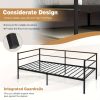 product-fancy-ed41e86a-fad6-4b91-9d7c-5c70dc210536 Dual-Use Twin Metal Daybed Frame - Space-Saving Sofa Bed for Living Room & Bedroom