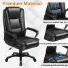 product-fancy-ed6e06c6-ac35-46d5-bd02-2ab5fbdff5f5 Home Office Desk Chair, 400LBS Big And Tall Computer Executive Chair, Ergonomic PU Leather Chairs with High Back Cushion, Adjustable Armrest &Lumbar Back Support, for Long Time Sitting