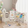 product-fancy-ee514f0b-404e-485d-9dcb-03050b4887b2 A Versatile Storage Solution for Featuring 10 Detachable Bins And a 3-Tier Bookshelf, Serving As a Multifunctional Organizer with a Drawing Board, Perfect for a Bedroom, Playroom, Or Living Area