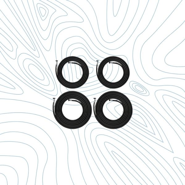 4pcs Zero Gravity Chair Repair Kit with Replacement Ropes - Elastic Straps And Metal Rings, Black Fabric, Compatible with Lounge Chairs/Recliners