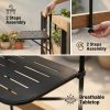 product-fancy-efd1959a-25be-46f9-a45c-3233132d39a7 Balcony Railing Table, Outdoor Folding Hanging Table with Adjustable Heights, Heavy Duty Metal Hanging Bar Table for Patio, Garden and Deck