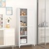 product-fancy-efee22f9-6fc2-436f-b469-c2e70b806e51 Metal Storage Cabinet, Metal Kitchen Pantry Cabinet, Food Pantry Storage Cabinets With Doors And Shelves, Large Steel Storage Cabient For Dinning Room, Laundry Room, White/Black