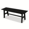 product-fancy-f0772fbe-a3a1-4919-9e36-2682a3e8753f 47-Inch (47.24inch) Outdoor Bench with a Blue-Green And Black Thick Rust-Resistant Iron Frame, Suitable for Courtyard, Park, Or Balcony Use