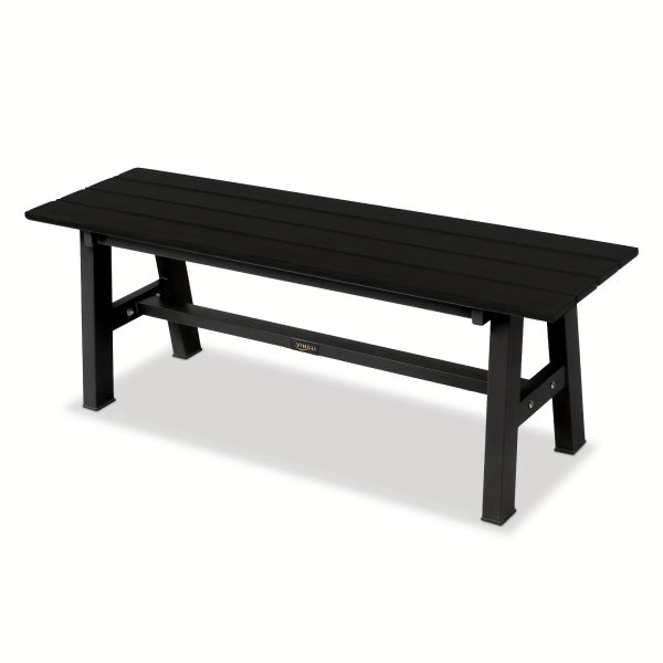 product-fancy-f0772fbe-a3a1-4919-9e36-2682a3e8753f 47-Inch (47.24inch) Outdoor Bench with a Blue-Green And Black Thick Rust-Resistant Iron Frame, Suitable for Courtyard, Park, Or Balcony Use