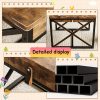 product-fancy-f1bc70fb-9e55-4cf1-988e-91f9a4253327 4-in-1 Kids Table And 2 Chairs Set With Storage Bins, Rustic Toddler Activity Desk For Playroom, Wooden Childrens Furniture For Crafts, Drawing & Reading
