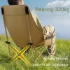 product-fancy-f1ffbf82-89c8-4ffd-b4e0-85f8286d94fe 2 High-backed Moon Chairs Come with A Storage Bag for Easy Folding And Storage - Durable Iron Alloy, Suitable for Courtyards, Outdoor Leisure, Camping And Fishing Beach Chairs