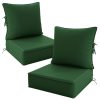 product-fancy-f2d24f03-90e4-48bf-b23b-bfd105763a11 Outdoor Cushion Set of 1pc/2pcs/4pcs/6pcs - Thick 35D High-Density Foam Cushions Measuring 24*24*6.5 Inches, Featuring Quick Rebound, High Durability, And Easy Cleaning, Suitable for Outdoor Furniture Like Sofas And Patio Chairs