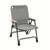 product-fancy-f47b92f9-fcf0-4f74-811b-43a136a47f02 1pc Outdoor Foldable Portable Camping Chair with Armrests, Patio Folding Armchair, Beach Vacation Travel Beach Chair, Supports 300 Lbs, Suitable for Camping, Beach, Fishing, Hiking, Patio Use