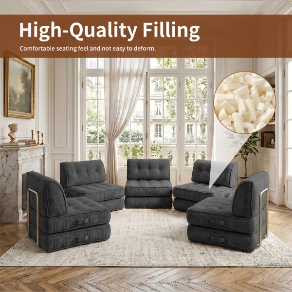 product-fancy-f4b6220b-ce8c-4a19-86f1-71a05afc8530 Cloud-Like Chenille Sofa, 300Cm/118.1" Long, 174Cm/68.5" Wide, 84Cm/33" High, 1400Lbs Load Capacity, Ultra Soft & Durable, Pet Friendly, Easy Clean, with Side Storage Pocket & Easy Pull Handle Luxury Lounge Couch for Living Room