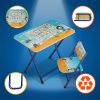 product-fancy-f6cf41b2-5416-494e-aa23-5a3c8f0dce65 Small Classroom Desk And Chair Set Suitable for Students 3-18 Years Old Youngsters's Study Table Primary School Students Writing Homework Book Table Foldable Home School Desk And Chair Set