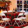 product-fancy-f94c2f66-3835-4f33-80c4-b49e40e3c42a 10/24/50 Pack White Folding Chairs – 350 Lbs Weight Capacity Reinforced Plastic Chairs, Steel Reinforced Frame, Commercial Grade Stackable Chairs, Suitable for Indoor And Outdoor, Weddings, Offices, Banquets, Restaurants, Parties