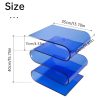 product-fancy-f978b89d-3cb5-43d7-9ad4-e7e83ed2001f Bedroom Acrylic Bedside Table Side Table Irregular Storage Rack, Large-size Office Magazine Rack Bookcase Bookshelf, Living Room Side Table Coffee Table