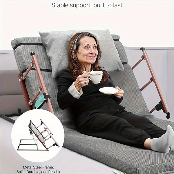 product-fancy-f9839f17-b5eb-4042-ac70-4a1fcd8da76d Adjustable Electric Lifting Bed Backrest 2-80° Support - Grey