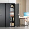 product-fancy-f9a95779-78be-4bfc-81ea-dfbeeecd6aa9 Lockable Metal Filing Cabinet, Metal Filing Cabinet, Used For Storing Documents And Office Supplies, Equipped With A Door And Shelves, Is A Modern Style Filing Cabinet, Convenient To Use And With A Small Footprint.