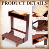 product-fancy-face3b2a-7737-4426-97f8-804346700a2b A Sturdy Wooden Prayer Stool Featuring a Shelf And Cushion, Ideal for Church Use Or Home Kneeling. This Padded Kneeler Measures 23 by 20 by 31 Inches And Makes a Thoughtful Religious Gift